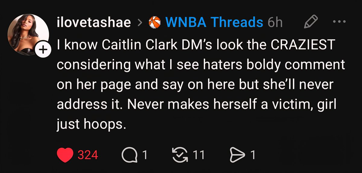 STLLEGEND's tweet photo. This. Caitlin Clark gets more hate than every other player in the league combined. She just don't go around crying to the world about it. https://t.co/Ndq8WRF3DE