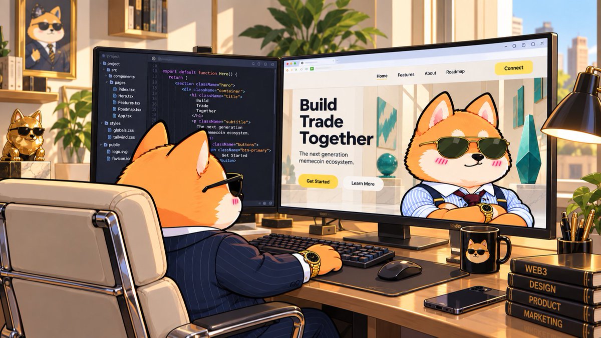 stonkinusol's tweet photo. $STONKINU is currently working on his own website for you guys. https://t.co/yaFSt3zYij