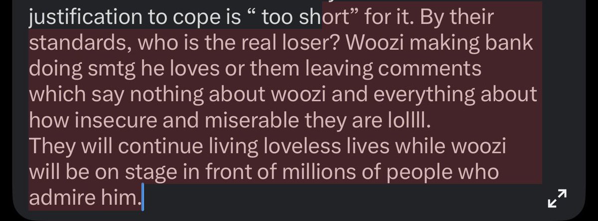 Lofila5voo's tweet photo. @semangkukuji insecurity is the breeding ground for hating on someone who is successful and not annoying about it lol. They can’t stand someone being successful, humble and loved. All they can do is get infuriated by the success of someone who by their twisted justification to cope is https://t.co/3NtiFIR1ch