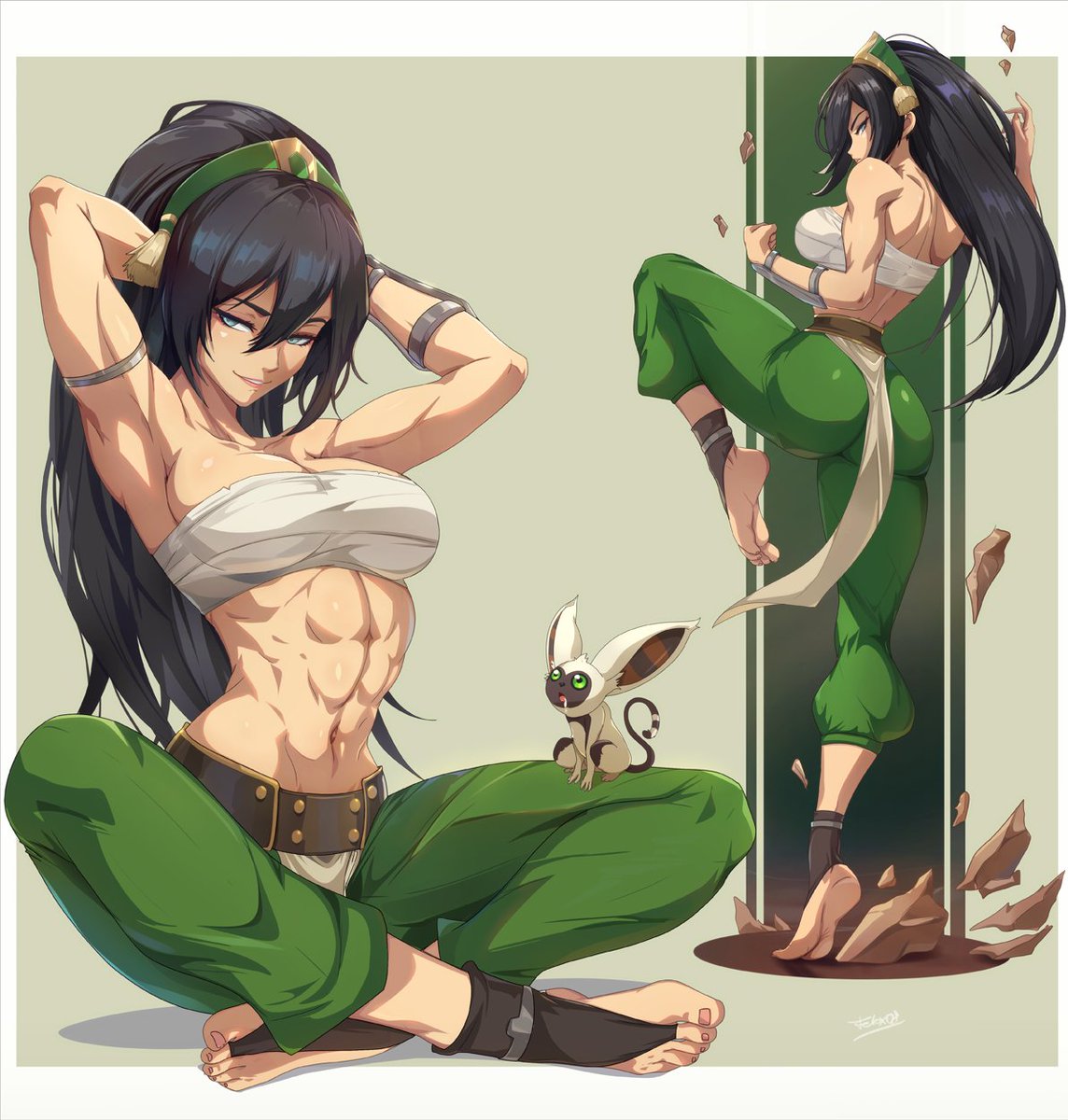 felox08's tweet photo. Long Hair Toph
SFW
 #toph #AvatarTheLastAirbender https://t.co/fsaX3YGE6V