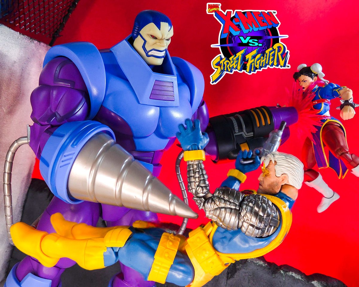 Tuggernaut_C's tweet photo. Marvel vs Capcom? Marvel Legends X-men 97 Apocalypse 

Full review of the 12 inch Apocalypse in youtube
https://t.co/wt8NSlcnL8

#Apocalypse #xmen97 #marvellegends #actionfigure #marvel #xmen #xmencollection #marvellegendscommunity #marvel #marvellegendscollector #Streetfighter https://t.co/Jo2F3LRumK
