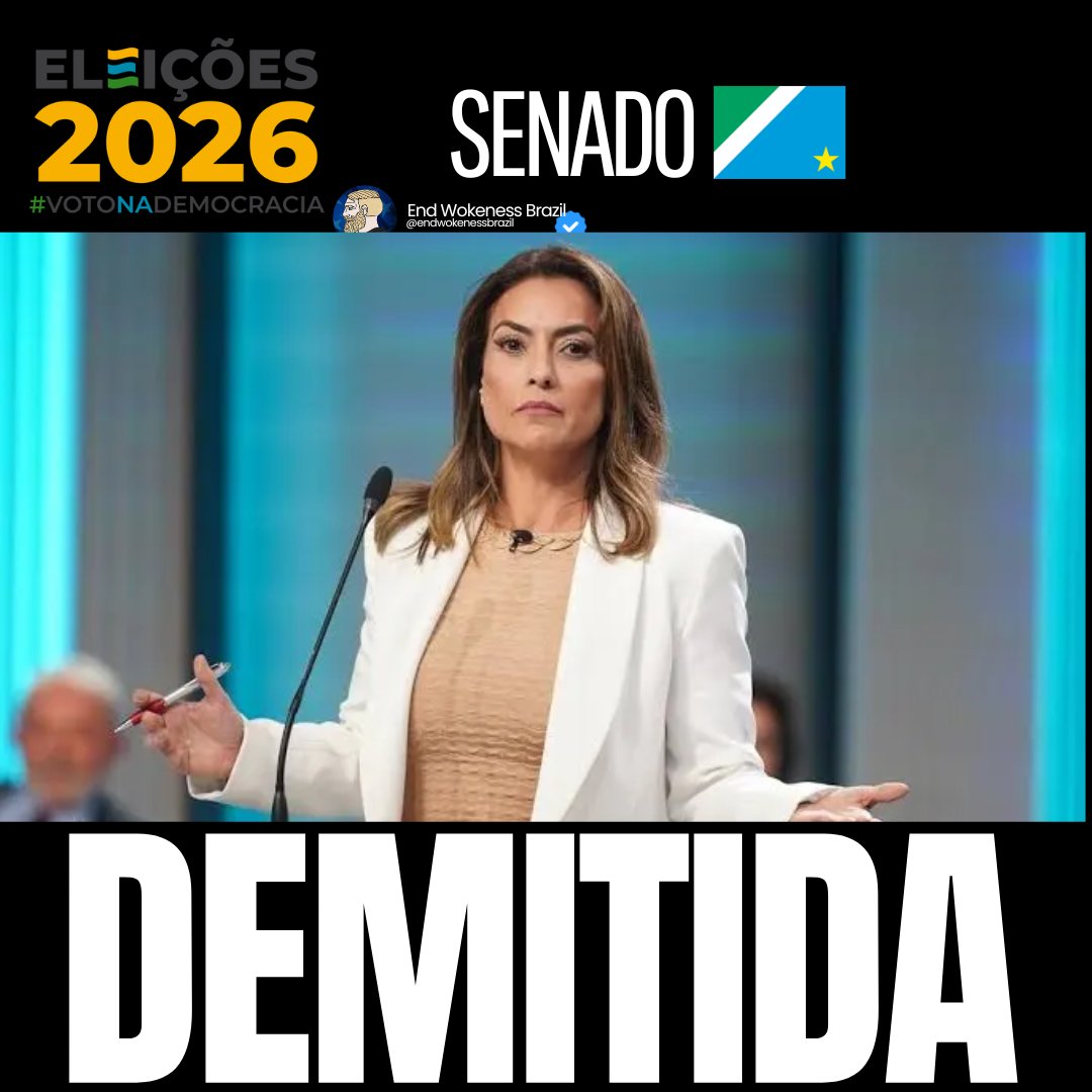 EndWokenessBR's tweet photo. Soraya thronicke, mandada para o ostracismo! #Eleicões2026 #Eleições https://t.co/TAOcCvrItY