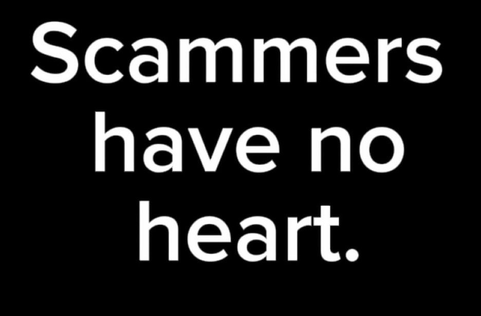 lovebealive's tweet photo. @reevesetisx Scammers pick on hurt brains. Even texting from company. They getting good. Watch out https://t.co/vWkPdWLM5X