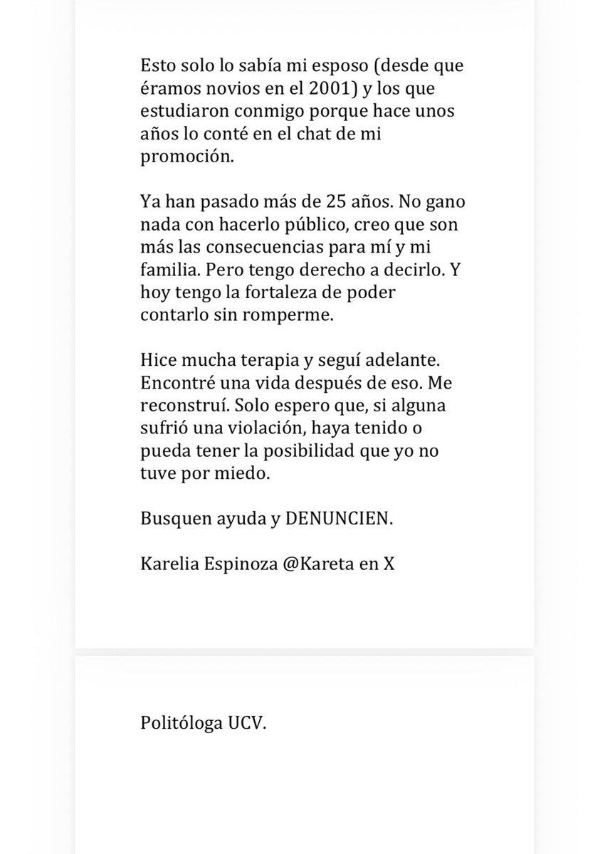 Kareta's tweet photo. Esto es lo que necesito decir. A quien interese, sobre todo a ti @NicmerEvans y a José Luis González que no se de él desde el 2000 y no tiene redes públicas. https://t.co/paAW55SFMf