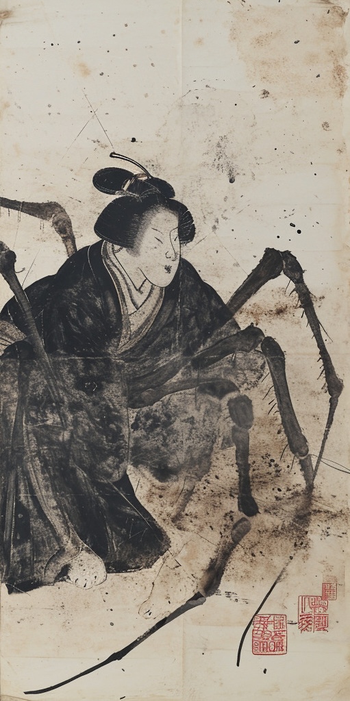 solisolsoli's tweet photo. The Spider-Woman · Japanese Folklore https://t.co/RRZGQudyaq
