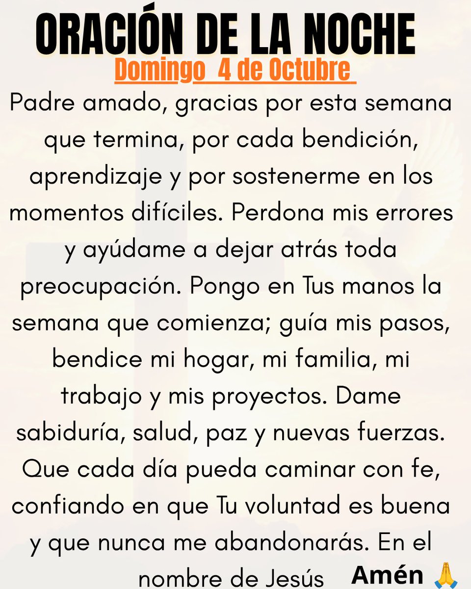 mioraciondehoy's tweet photo. Feliz Noche 🙏❤️ https://t.co/rFo9xFisyr