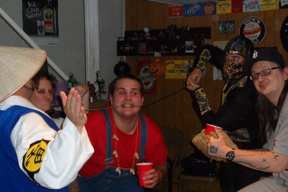 thewingedoriole's tweet photo. The 31 Days Of Halloween
Day #4

Some questions are better left unasked…
#halloween #mortalkombat #mario https://t.co/Z9tiUw187d