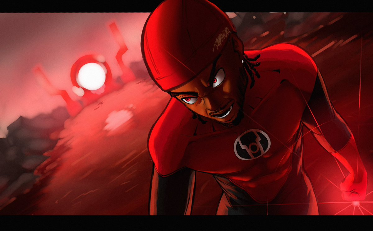dabinori's tweet photo. Red Lantern: Rage 🏮 https://t.co/8txWf4j5ur