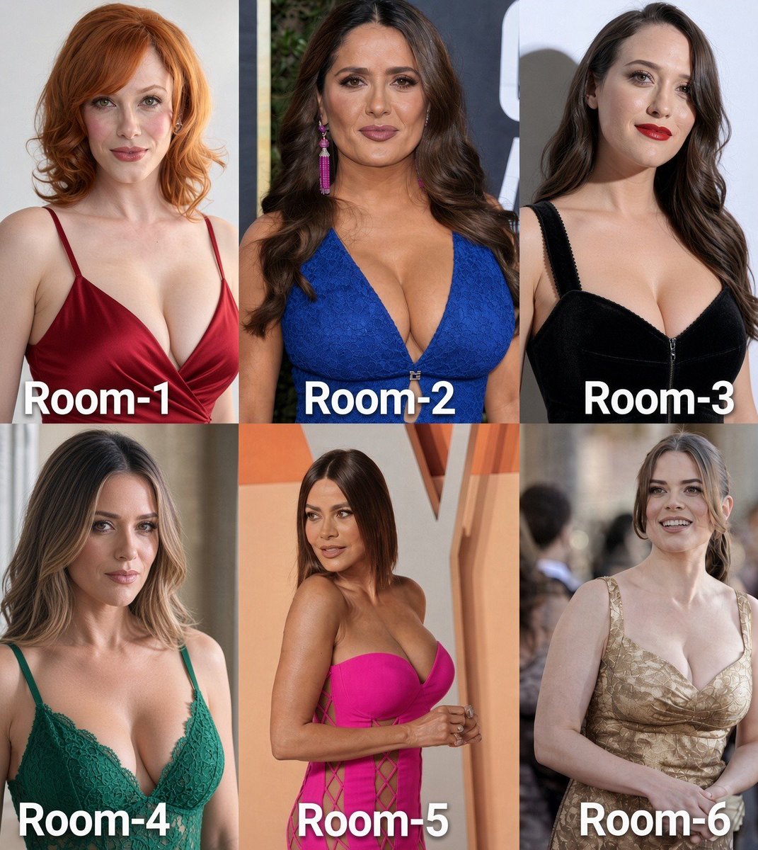 RomainBion's tweet photo. Six rooms. One choice. Where are you going? https://t.co/uPcpe4rSHQ