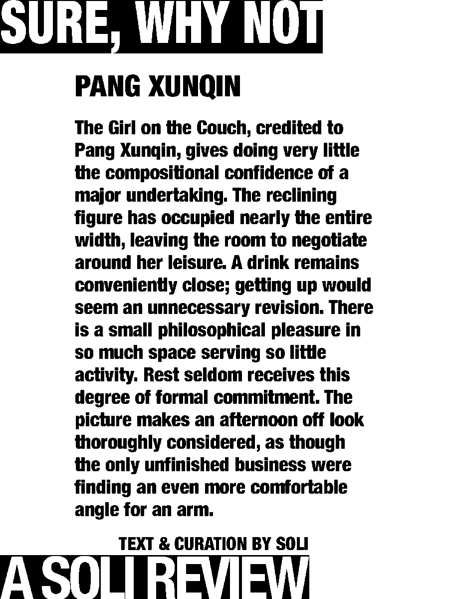 solisolsoli's tweet photo. No plans that require standing · Pang Xunqin https://t.co/VXczEXtL6t