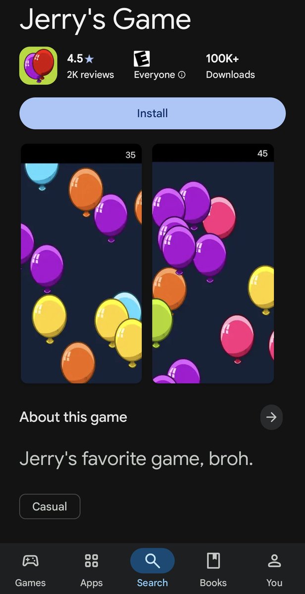 MelodicQuest's tweet photo. @CartooonChronic They made it into a real game and that's literally all it is 😂 https://t.co/3twcurJgVe