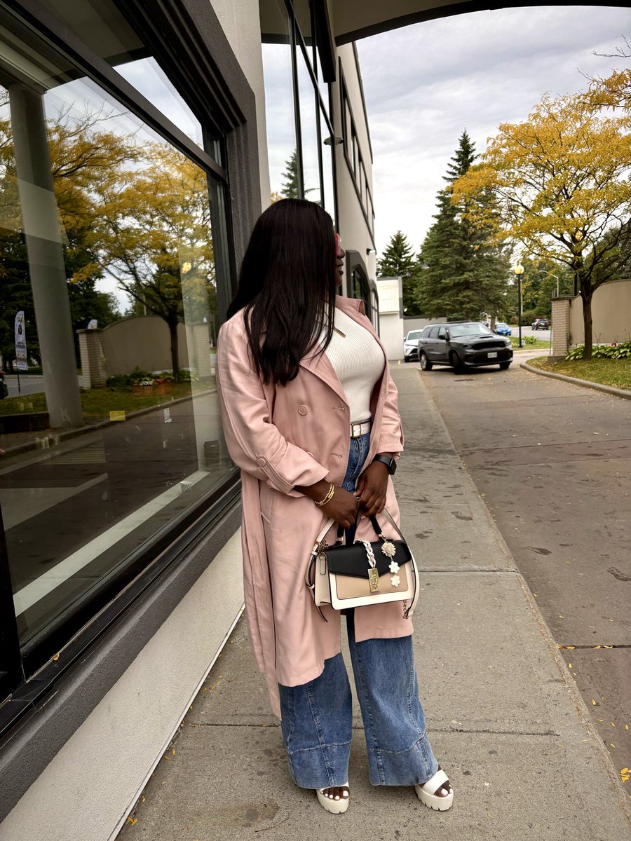 Africangirlade's tweet photo. Soft pink, bold energy, and a little autumn magic🍂🩷 @Gbemi010 @Dharmilolarr01 @Olamiiposiii https://t.co/52f6nxLYGi