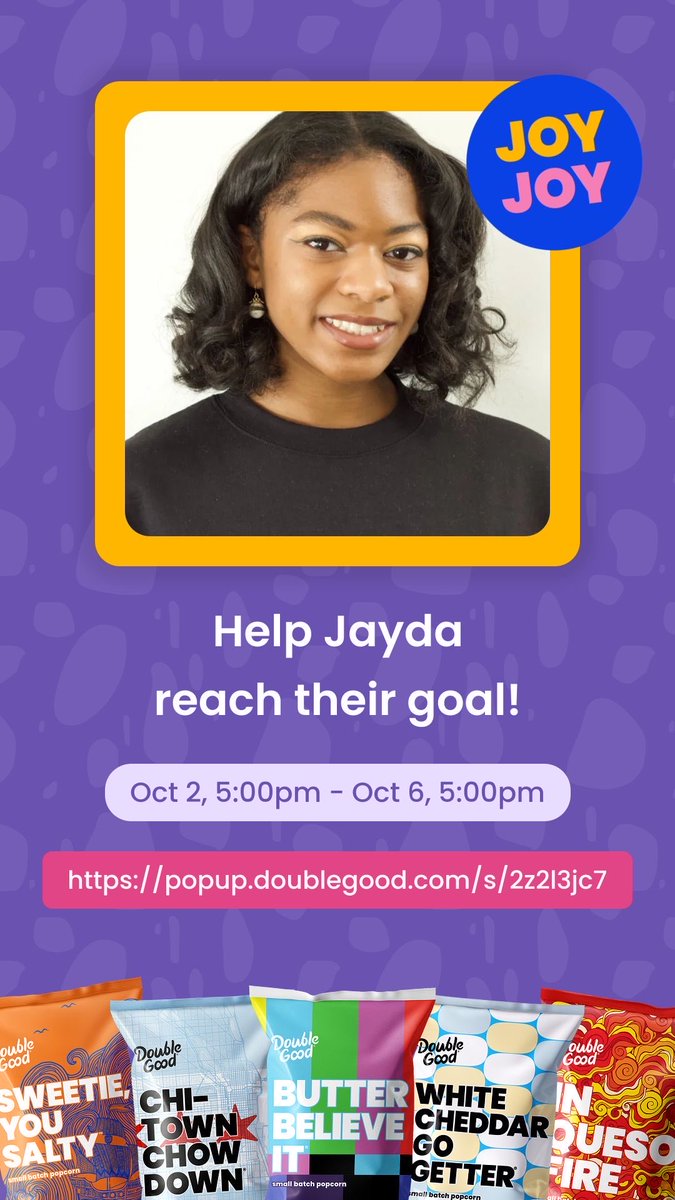 Chillljay's tweet photo. Support Me, Get A Treat 🍿🫂
Enjoy something sweet, salty, or savory this spooky season while supporting a great cause👻‼️
Sales available until Oct 6, 5:00pm.
Get all the details and support here: https://t.co/oM6sOfp3Ss
#DoADoubleGood https://t.co/UvpXuzQ9a4