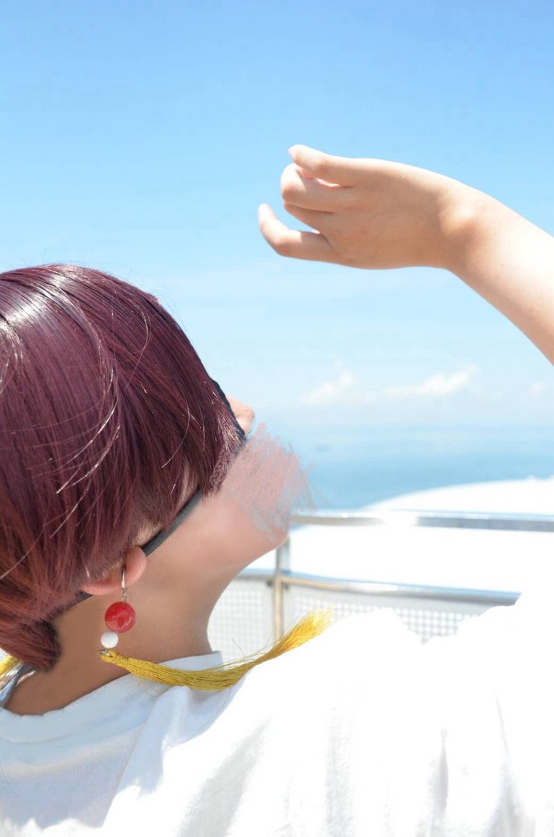 KuriimoGohan04's tweet photo. ⚠️cos/🫖

　「The sunlight is too dazzling for me」

#コスチャinサンポート高松 https://t.co/eptlhBCmSt
