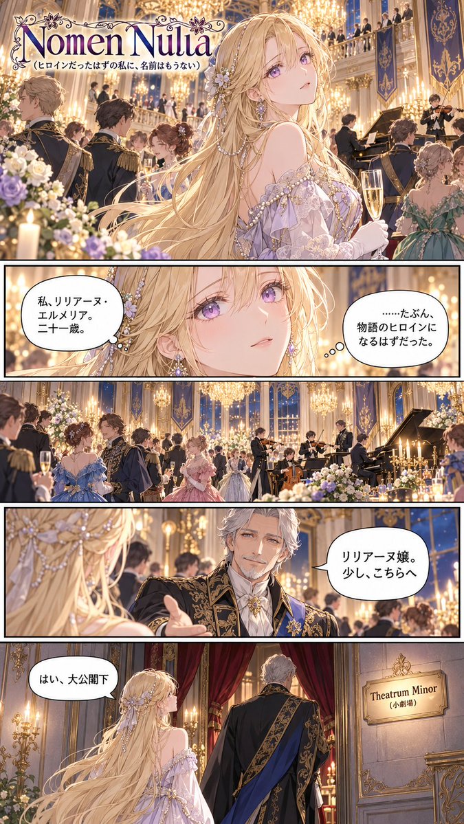 aididprison's tweet photo. 前4ページで作っていた、伯爵令嬢終身徒刑墜ちマンガを10ページで作り直してみました。
『ヒロインだったはずの私に名前はもうない』(1/3)
#女囚漫画 #女囚 #逮捕 #DID #AIart https://t.co/P7eaYpYkU4