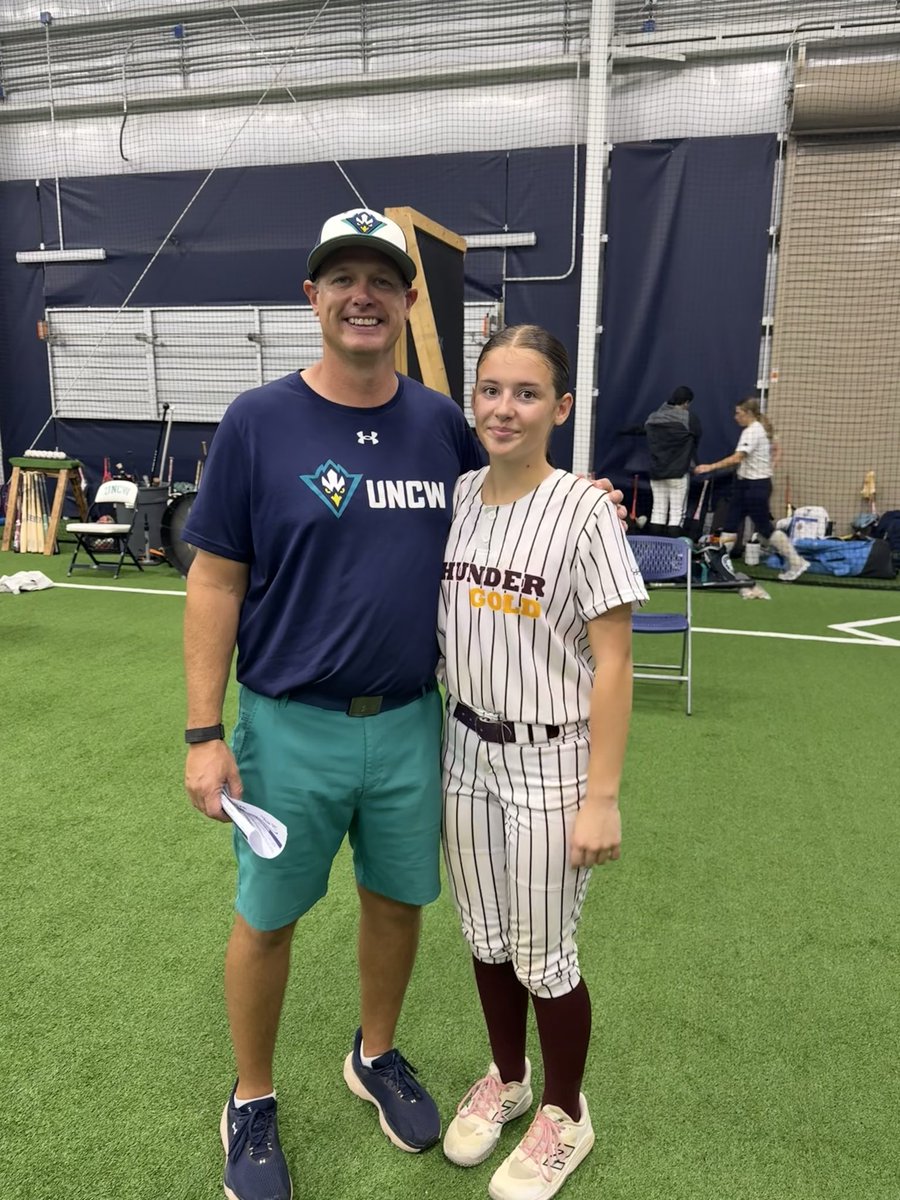 audreyhenry224's tweet photo. I had a great time at @UNCWsoftball for their camp today! Really enjoyed being able to explore the campus and facilities! Looking forward to being at more in the future! @UNCWsbcamp @TSThunder16 @TSThunderGold https://t.co/10QNSFYkQC