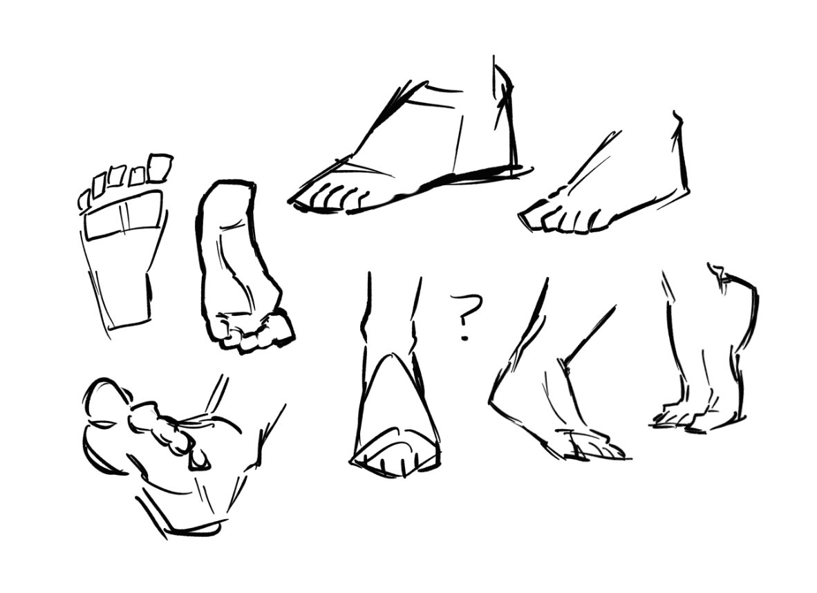 Everybody talks about how hard it is to draw hands mf feet are the real ...