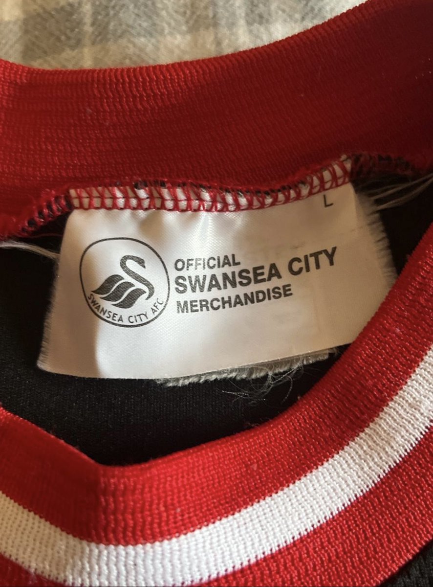 aDxbw's tweet photo. Picked up this Swans top, haven’t seen anything like it before. Curious if anyone has any info? Could just be something someone made at home? https://t.co/aEq4l5IQOk