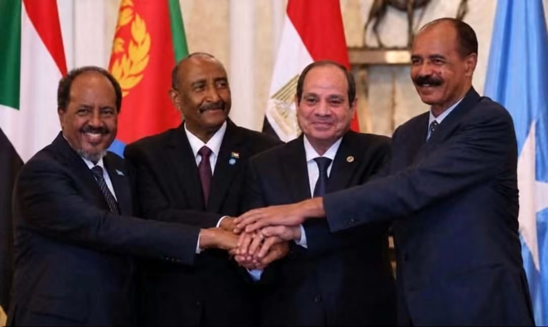 tesfanews's tweet photo. CAIRO — ⚠️ After repeatedly ignoring concerns from #Somalia, #Sudan, #Eritrea, and #Egypt independenly, Abiy Ahmed, the region’s self-appointed spoiler, has now managed to receive the same message from all four countries at once, straight from Alamein, Egypt.

The joint message from the Alamein Summit could hardly have been clearer: the Nile is not Abiy’s private swimming pool, the Red Sea is not a piece of real estate whose borders can be redrawn unilaterally, and the sovereignty and territorial integrity of neighboring countries are not bargaining chips.

There is still time for Abiy to demonstrate that “peaceful coexistence” is more than a slogan. He could start by ending any support for the RSF militias in Sudan, dropping threats against Eritrea’s sovereignty and fantasies about "annexing" (capacities aside) Eritrean port city of Assab, respecting Somalia’s sovereignty and territorial integrity, and accepting that the Nile is a shared resource, not a personal inheritance.

Four neighbors just delivered the same memo at once. At this point, the problem is no longer the message. It is whether Addis has finally learned how to read.