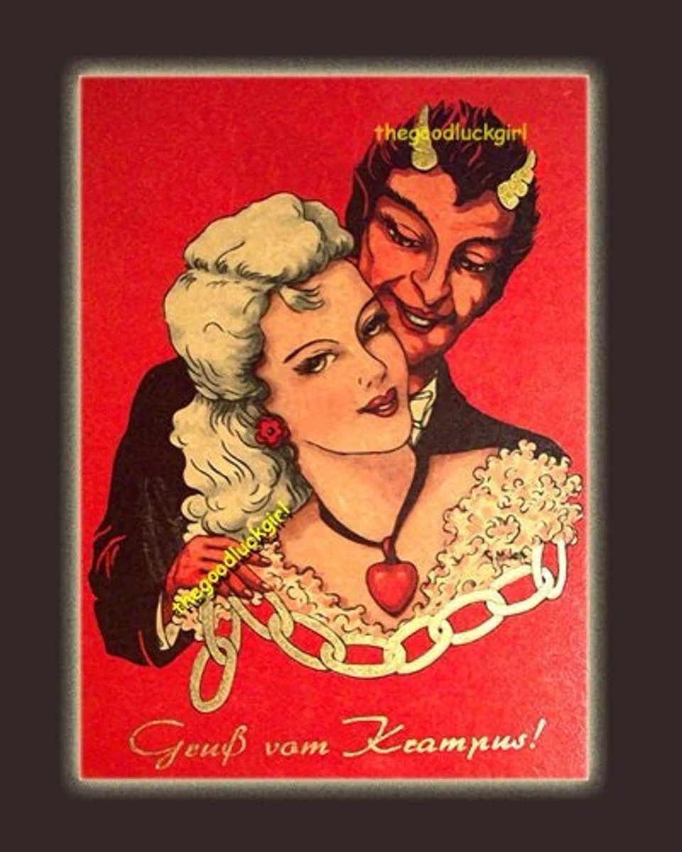 weird_christmas's tweet photo. Another year, another economic downturn. But at least she snagged a charming seasonal demon. https://t.co/RqdkPU08YY
