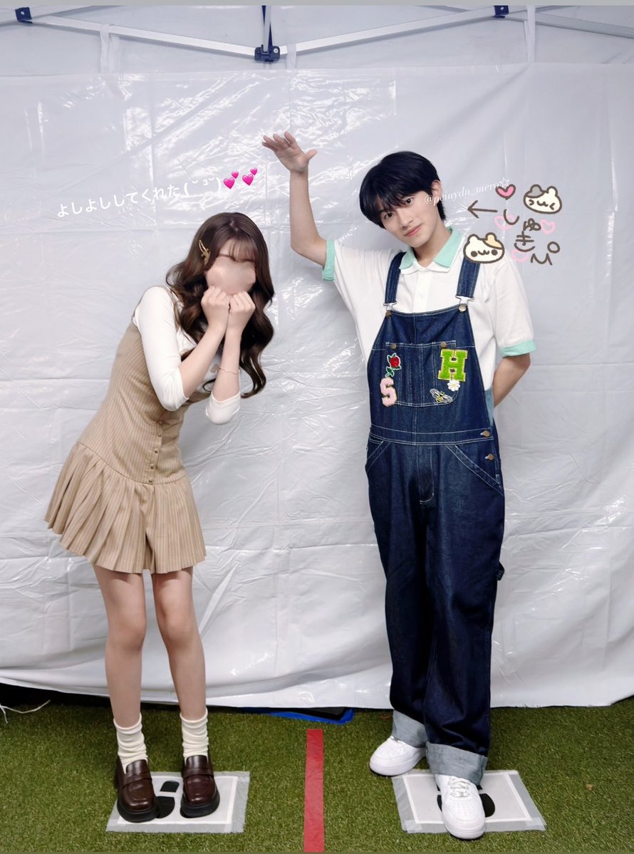 peinyan_mero's tweet photo. ♡261004♡
今回は上限2枚だったから2枚撮れてうれしい( ĭ ⩊ ĭ )💚🪄いつかウインクで撮ってもらおうって思ってたからぺい側からウインクしてくれてネ申すぎるᐡ ᴗ̤  ̫ ɞ̴̶̷ ᐡ~☆

 #畑駿平  #iiONDO  #はつ恋ONDOのあきがきた  #ツーショ https://t.co/mZYWEKWO5M