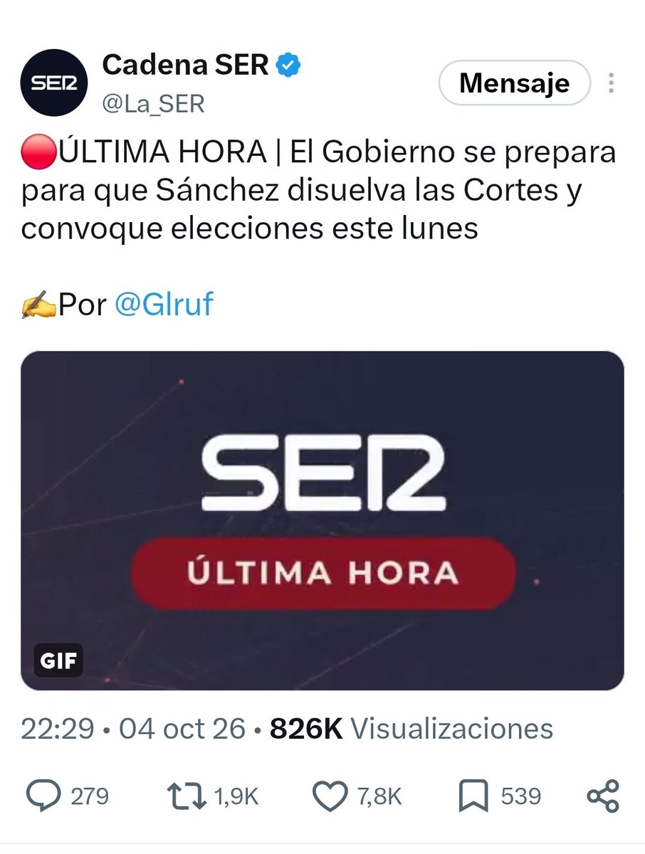 Sentandreu's tweet photo. Lo dicho: mañana lunes, convocatoria electoral. https://t.co/JmYqWo3wsI