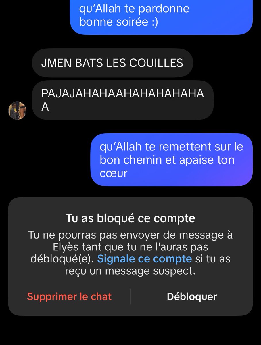 sepadeliaa's tweet photo. me souhaite le viol + m’ajoute sur snap après que jlai bloquer mdr et ce genre d’homme est en liberté hein https://t.co/m4UnE3fvuM