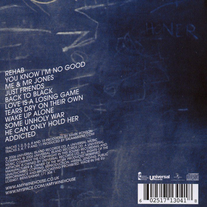 fedeebongiorno's tweet photo. 📆 Hoy se cumplen 20 años del lanzamiento de “BACK TO BLACK”, el último álbum que publicó Amy Winehouse https://t.co/HQ63LihA5j