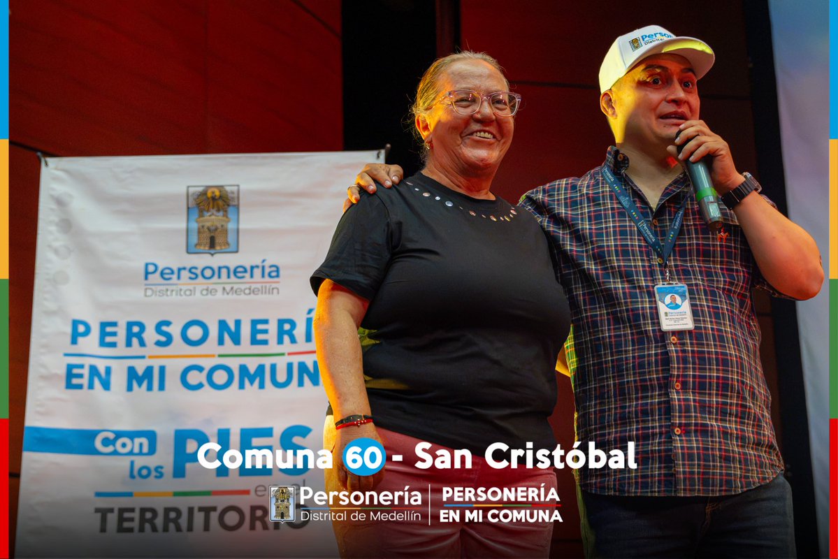 personeriamed's tweet photo. Parte 2 | #PersoneríaEnMiComuna 🏘️

Seguimos acercándonos a nuestra comunidad porque detrás de cada historia hay una necesidad que merece ser escuchada, una voz que merece ser atendida y unos derechos que deben ser garantizados.

Vivimos una jornada exitosa de Personería en Mi Comuna, esta vez desde la Comuna 60, San Cristóbal, llevando nuestra oferta institucional y acompañando a la comunidad.

Seguimos recorriendo Medellín #ConLosPiesEnElTerritorio 🩵