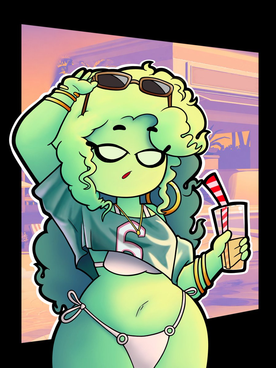 Vhrox2's tweet photo. La Roxy como la chica del gta6 😉🍹 https://t.co/zHUvWE9lwG