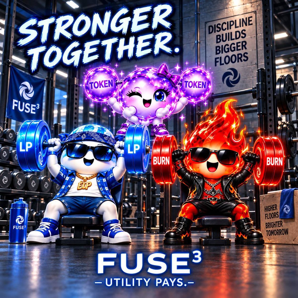 Fuse3Sol's tweet photo. FUSE³ is stronger together. 

A united team. A growing community. Real utility.

When the community and utility move together, the sky is the limit. 🟣

FUSE3in85PPWaA7BdRucpRyemH69nLQHdCU6NfwfWXqL https://t.co/1x1aDRC1Al