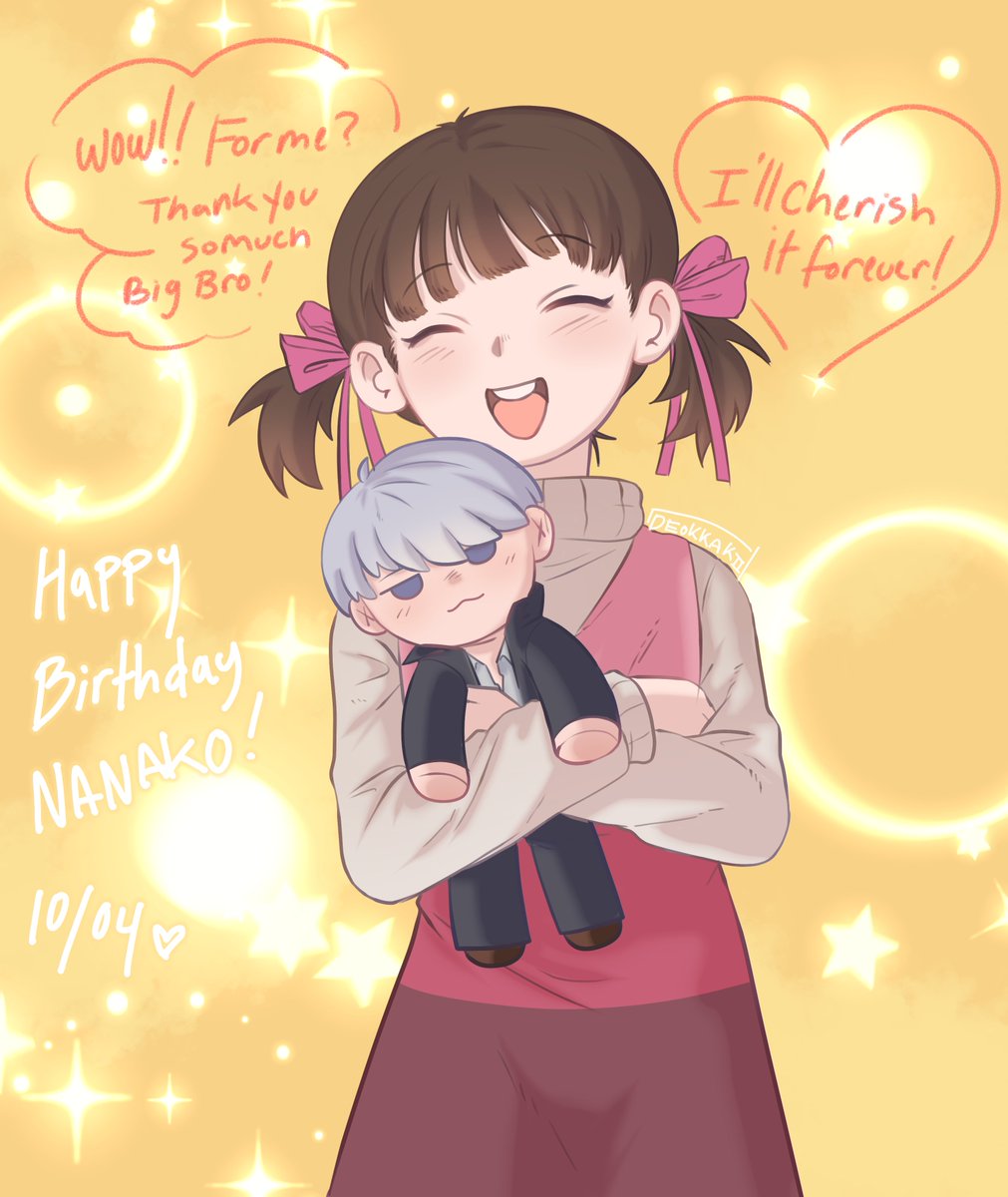 Deokkakii's tweet photo. Happy Nanako Day!!!!
#p30th #persona4 #p4g https://t.co/qH9ZbPCHaZ
