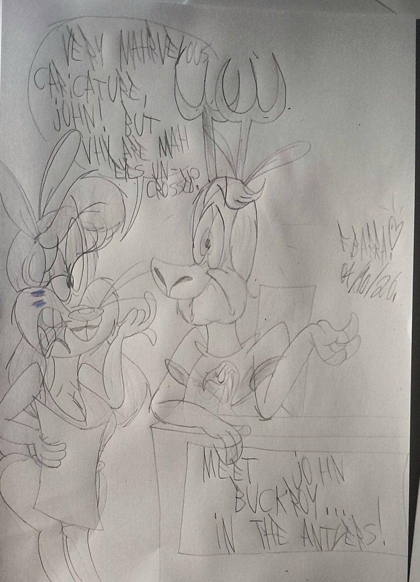 Gfurriends's tweet photo. John Buckroy (ft. Irene FluffyBottom)
#GirlFurriends! #myart #cartoonist #cartoon #traditionalart #furryartist #originalcharacterart #characterdesign #johnpomeroy #animator #caricature https://t.co/PAR757weWC