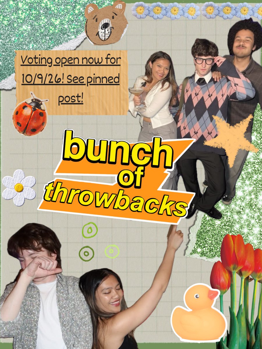 bofthrowbacks's tweet photo. Voting is open early this week! Everyone go vote! Form in the 🧵
#boftwt #bofthrowback https://t.co/27WhnnWeU2