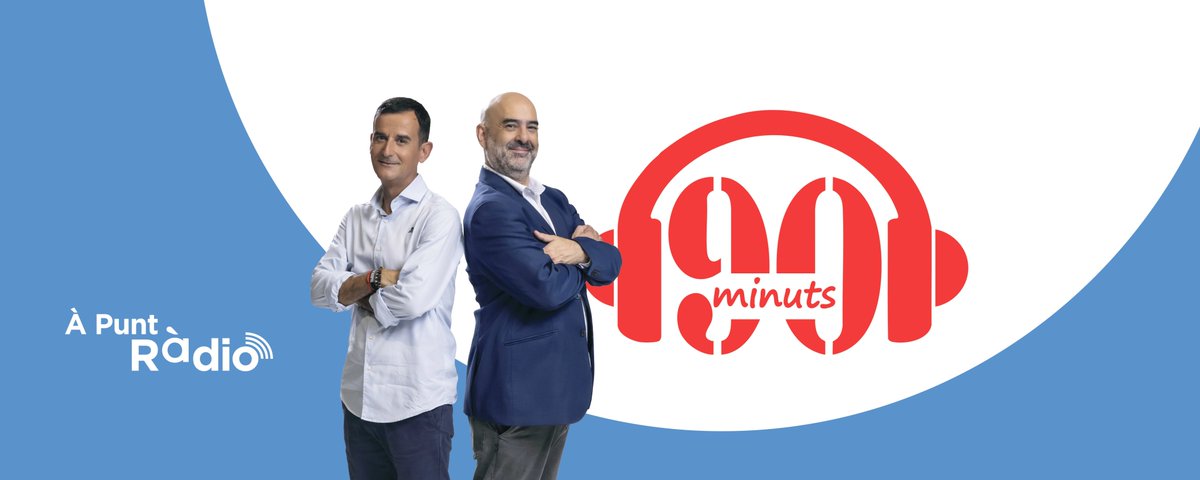 90minuts's tweet photo. Ací pots escoltar el podcast dels últims @90minuts del @PuntaPunt_ "Últim cap de setmana sense futbol a primera".
https://t.co/F1a0Nlxt65 https://t.co/NRBF5FgHPj