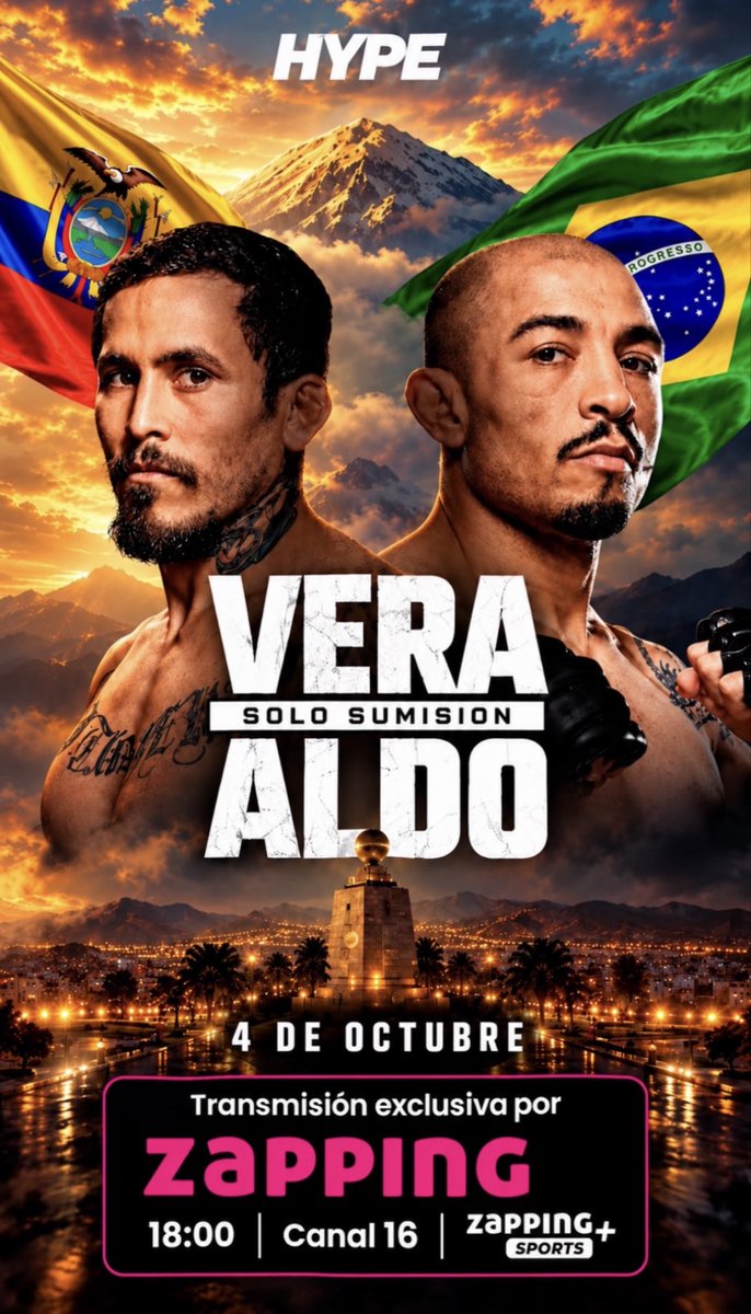 LigaEcuabetec's tweet photo. 🥊¡Noche de peleas! 😜

Para poder ver el evento #hypefightinglatam suscríbete a @zapping_ecu 🙌🏻

Link: https://t.co/QRhD7Veosv

#ChitoVera #Hype #Showtime #MMA 🇪🇨💯 https://t.co/eiuIc3YFfM
