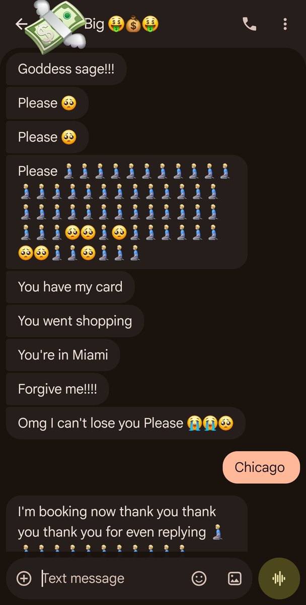 realsoleysage's tweet photo. Blocking fee can be expensive 😂
Showing him a real she devil 😈
💅🏾🛍️ Wait til tomorrow
#finsub #walletdrain #paypig #financialdomination #whales #subs #fin #findomme #moneyplay #cashslave #paypigs #submissive #tribute #findom #buyingcontent #sellingcontent #viral #trending #fyp #goddess #paypig #onlyfans #feetfetısh #of #baddie
