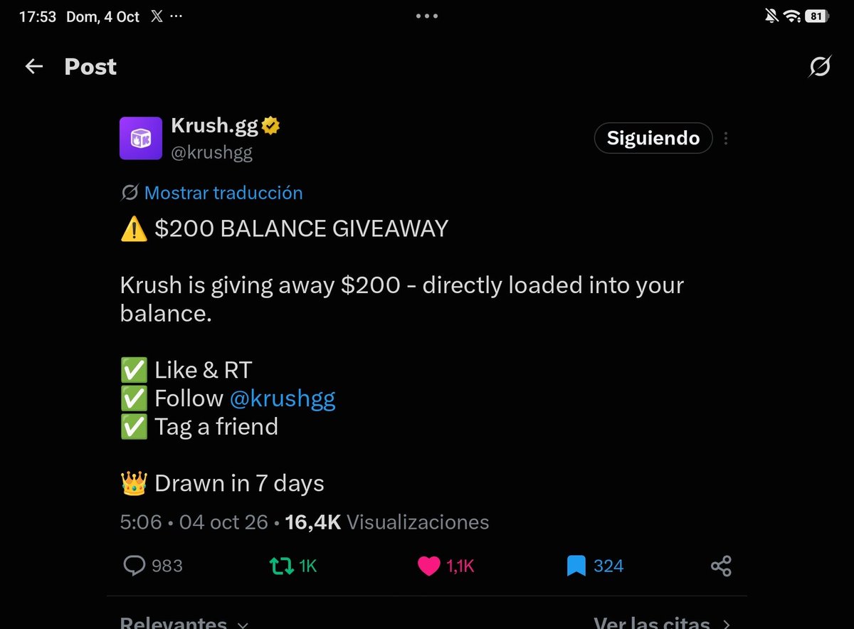 Estudiacrpto's tweet photo. @krushgg Done! 

@JJgomez125 https://t.co/4oFryRWtXX