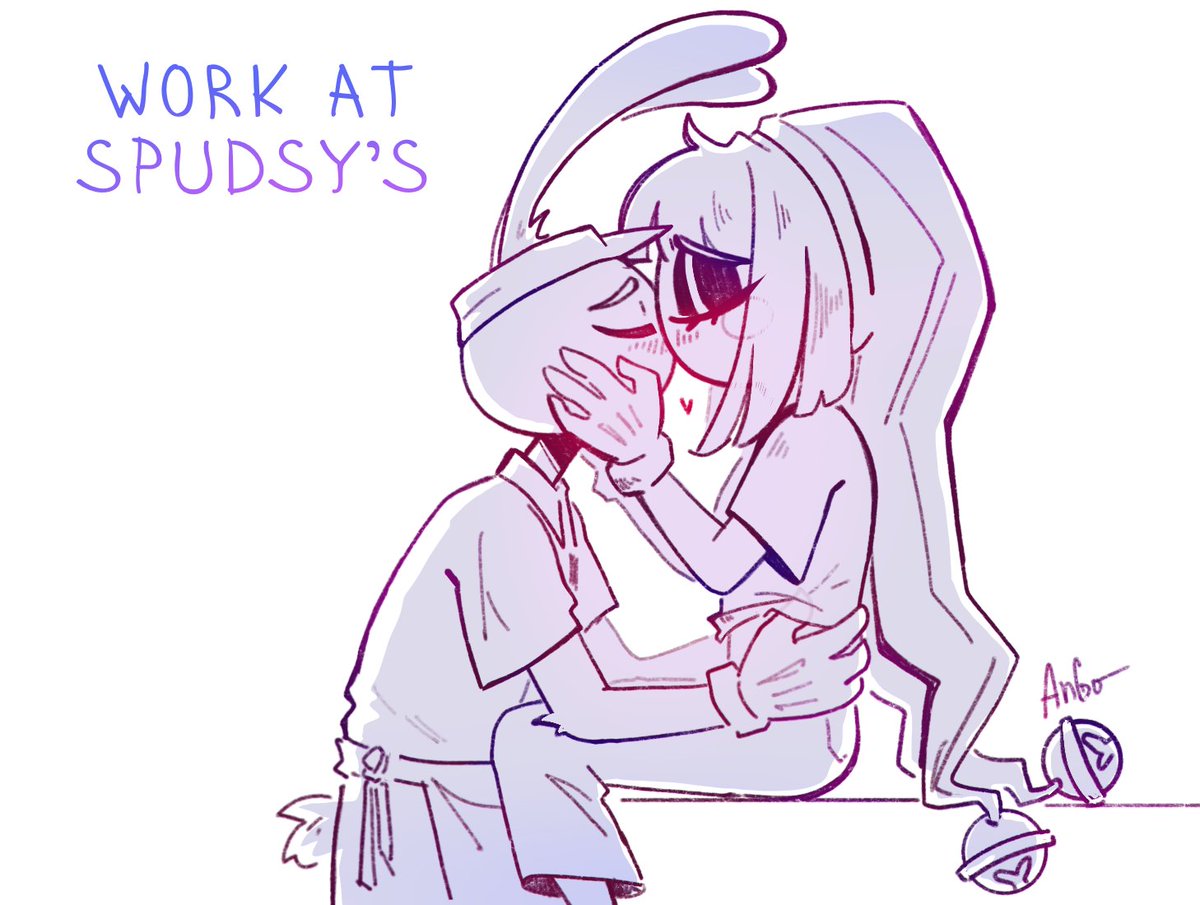 AnGo2017956's tweet photo. Day 4: Work at Spudsy's
Yes, they obviously work hard HD
@Salayley
#tadc #funnybunny
#funbuntober26 https://t.co/1cDXWAMTRf