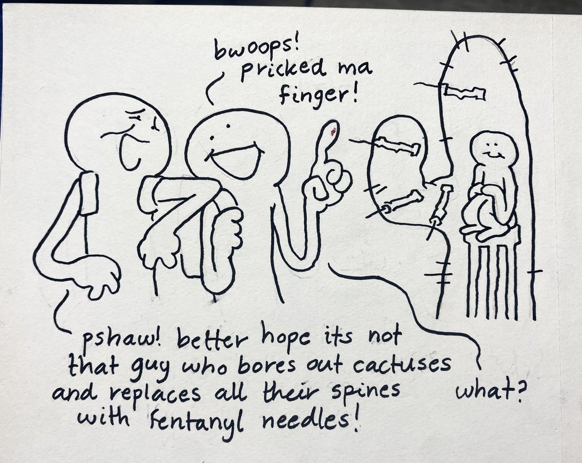 poppernumtoo's tweet photo. inktober day 3 - cactus https://t.co/rxYm36vFin