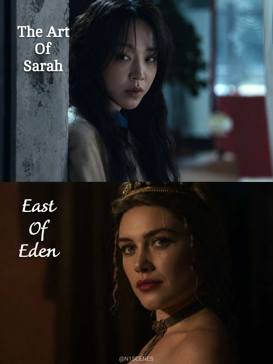 N1Scenes's tweet photo. سارا كيم النسخة الامريكية
#TheArtOfSarah (Shin Hyesun) 🇰🇷
#EastOfEden (Florence Pugh)🇺🇸 https://t.co/tb1Xv0SDKP