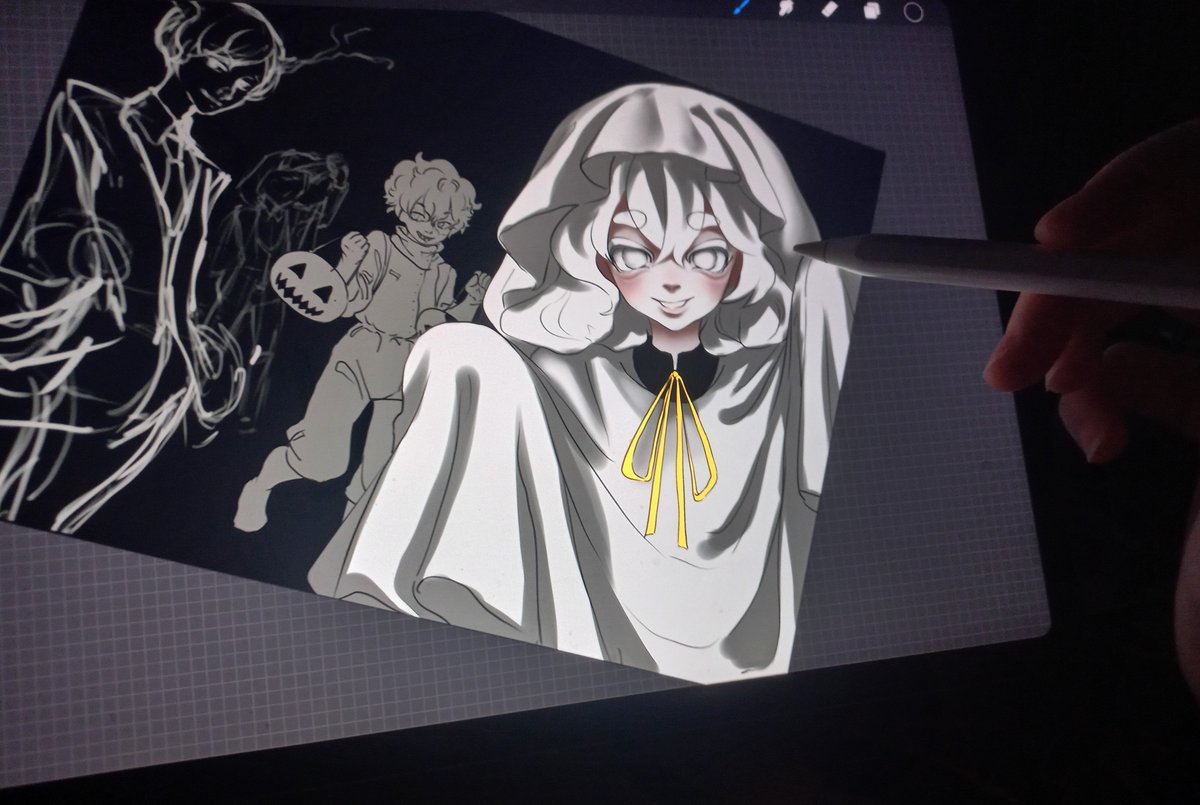 nonchaynikk's tweet photo. #hellocharlotte #hello_charlotte #artmoots #halloween

WIP🍬🍬🎃 https://t.co/glVl34EI9y