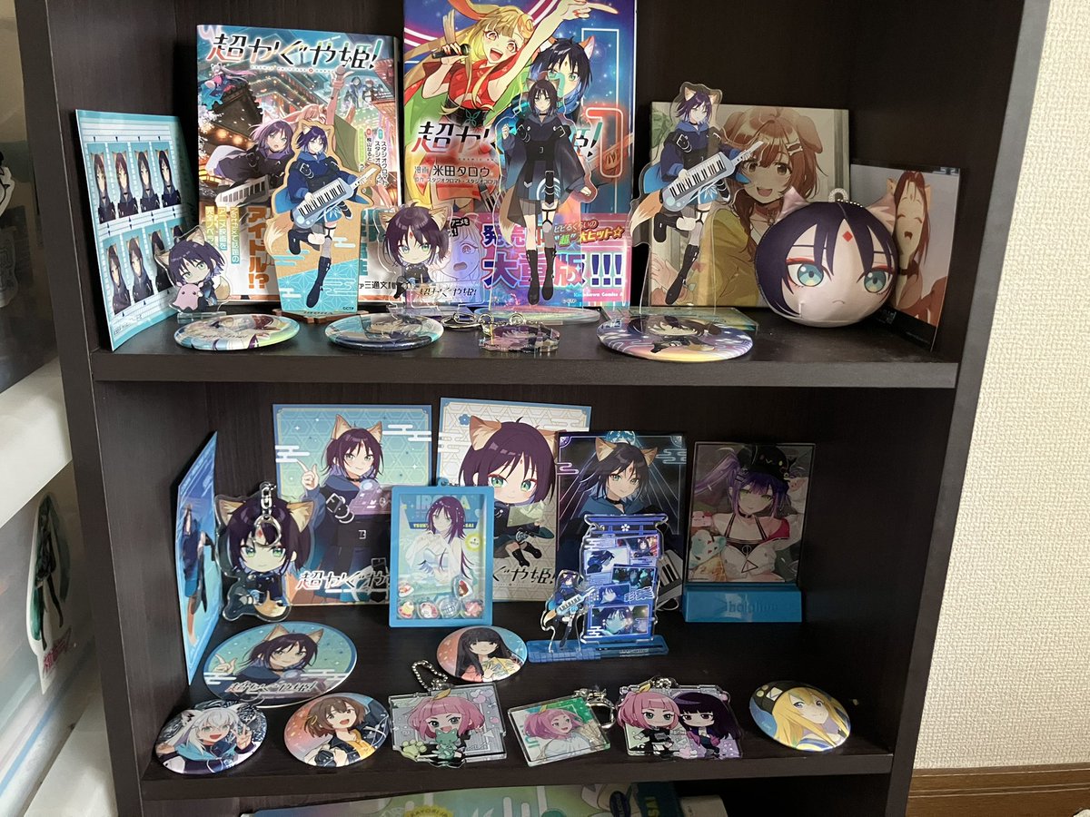 ruru17512's tweet photo. 昨日の夜に言った超かぐや姫グッズ(ほかのアニメグッズもある)を1部公開です！まだ置き場所がなくて全部は見せれないです😭 https://t.co/sHK49Yrnmk