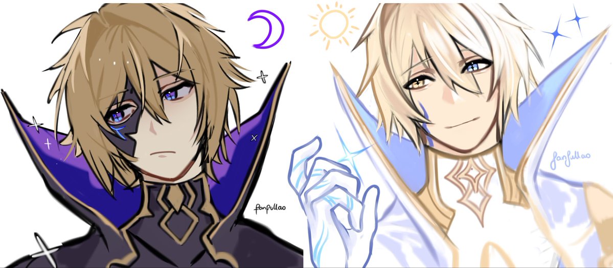 fanfullao's tweet photo. had fun with dainsleif s redesign but it just looks like someone switched his settings from dark to light mode haha https://t.co/x9rJM29kMx