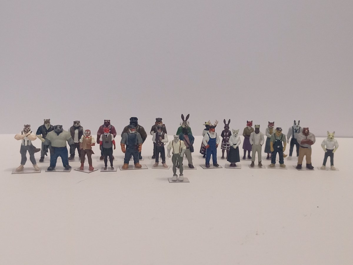 Fredstrains4's tweet photo. Finally after a long time I managed to finish my small collection of The Smoke Room characters as HO scale figurines (1:87),and here it is!
#tsrvn #hoscale https://t.co/xTN736dUA2