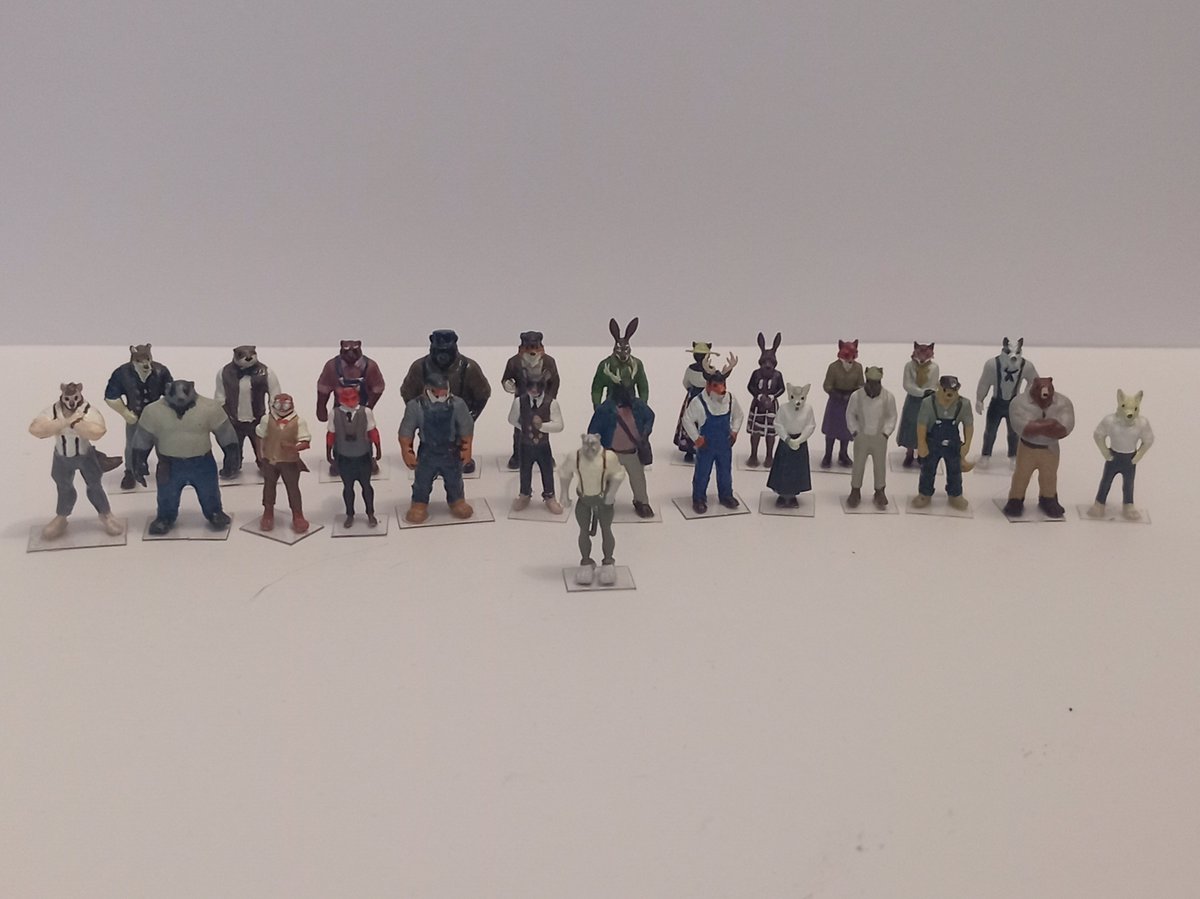 Fredstrains4's tweet photo. Finally after a long time I managed to finish my small collection of The Smoke Room characters as HO scale figurines (1:87),and here it is!
#tsrvn #hoscale https://t.co/xTN736dUA2