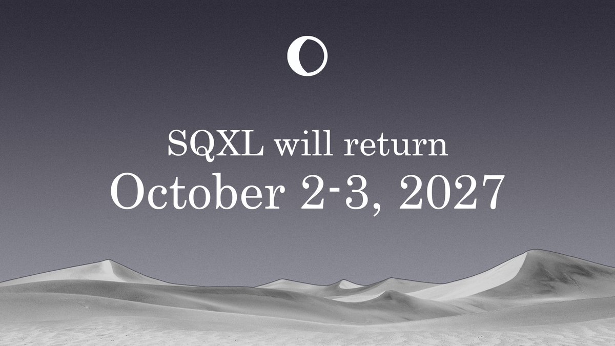 SQbyNCFGC's tweet photo. SQXL will return to the Durham Convention Center on October 2-3, 2027.

See you next year. #SQXL2026 #SQXL2027 https://t.co/6MC7W0NoCY