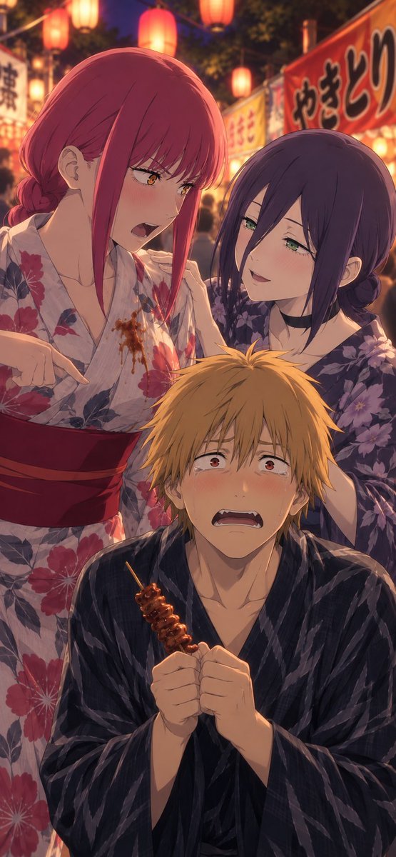 studiohitori's tweet photo. 【スマホ待ち受け画面シリーズ】

今年も残すところあと3ヶ月。
あっという間の1年でした。

#チェンソーマン 
#レゼ
#マキマ https://t.co/Xr8V4kW56g
