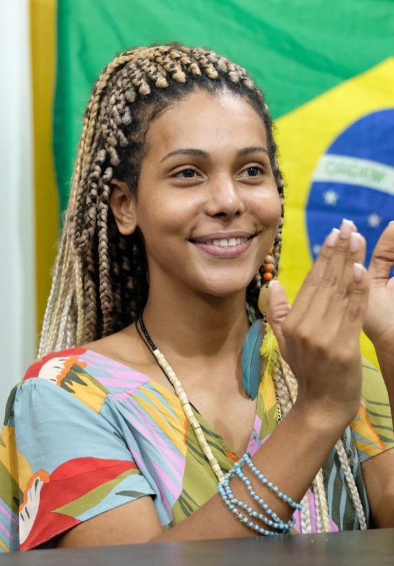 poponze's tweet photo. Índia Armelau (PL), Renata Souza (PSOL) e Dani Balbi (PCdoB) foram as mulheres mais votadas para Deputada Estadual no Rio de Janeiro, com 73% das urnas apuradas. https://t.co/5jVCJAUZNe