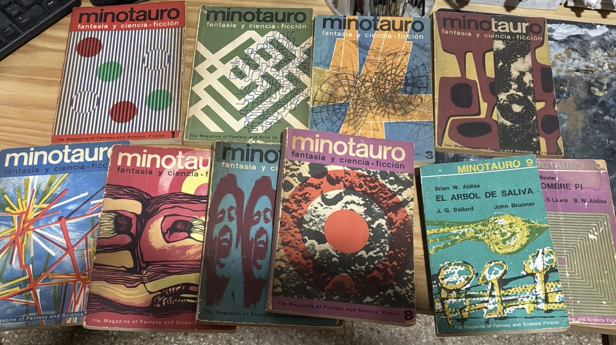 Thetortu11's tweet photo. Me llevó mucho tiempo pero finalmente conseguí todas las revistas #Minoauro de la 1ra época. https://t.co/P4SZty3Sa3